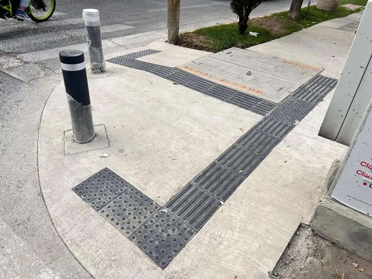 Rampa accesible terminada